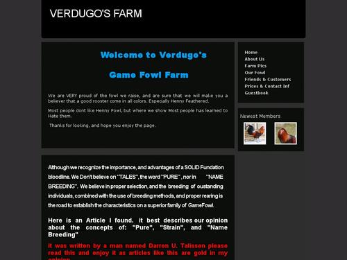VERDUGO'S FARM