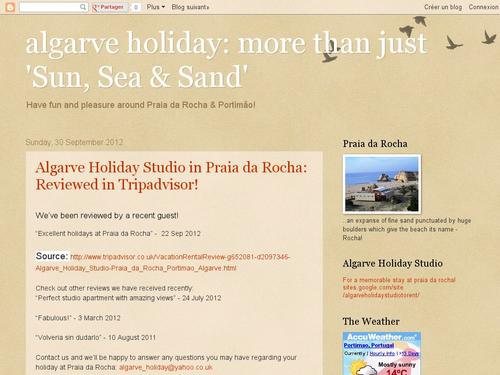 algarve holiday: more than just 'Sun, Sea & Sand' 