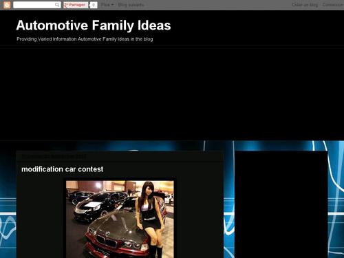Automotive Family Ideas 