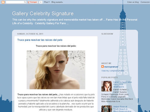 Gallery Celebrity Signature