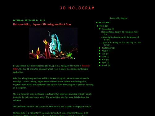 3d Hologram