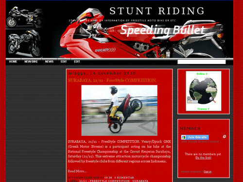 stunt riding