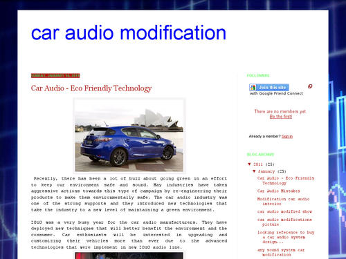 car audio modification