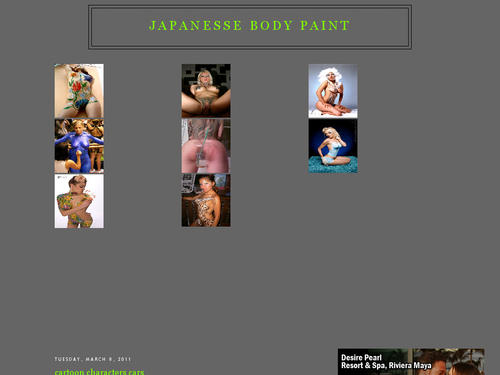 Japanesse Body Paint