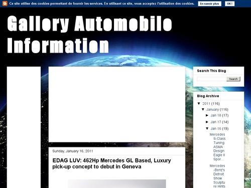 Gallery Automobile Information
