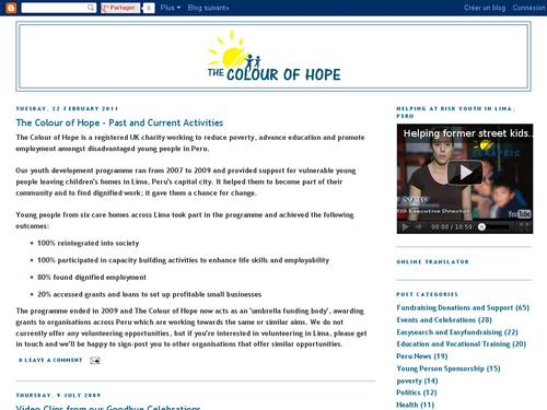 The Colour of Hope Charity