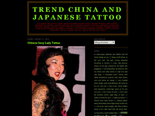 Trend China And Japanese Tattoo 