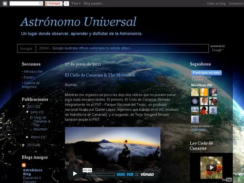 Astrónomo Universal