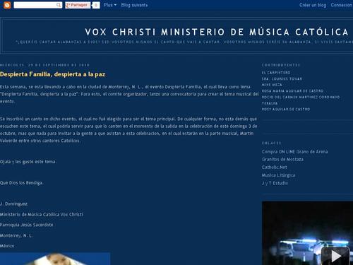 Vox Christi Ministerio de Muscia Catolica