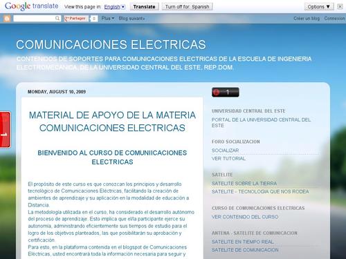 comunicaciones electricas