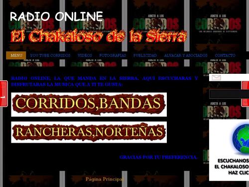 RADIO ONLINE EL CHAKALOSO DE LA SIERRA
