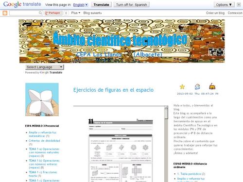 Ámbito Científico Tecnólogico - CEPA Los Llanos 