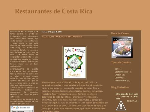 Restaurantes de Costa Rica