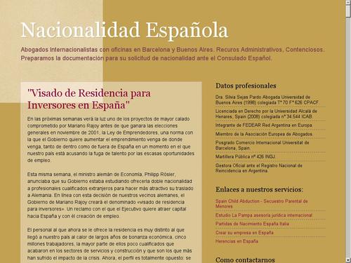 Nacionalidad para Españoles (Ley de Memoria Histórica)