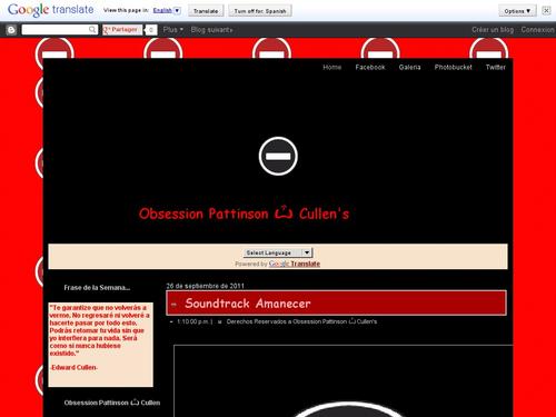 Obsession Pattinson Ѽ Cullen's 