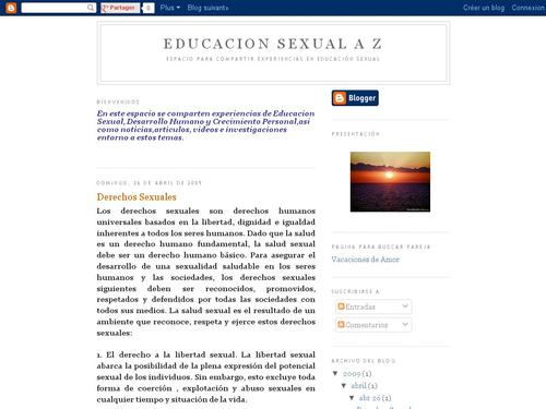 Educacion Sexual A Z