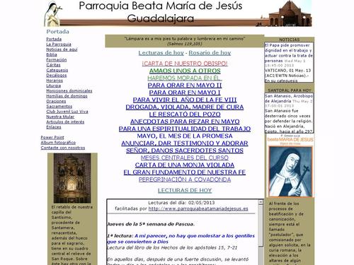 Parroquia Beata Maria de Jesus - Guadalajara - España