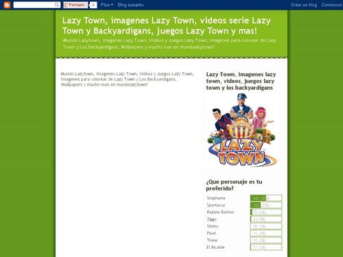 Lazy Town, imagenes Lazy Town, videos serie Lazy Town y Backyardigans, juegos Lazy Town y mas!