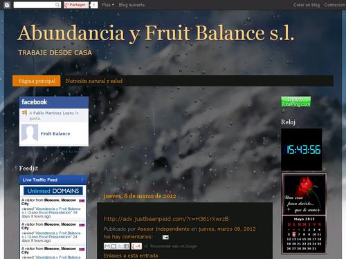 Abundancia y Fruit Balance s.l.