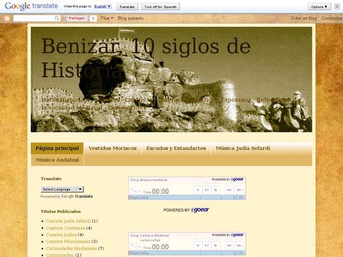 Benizar, 10 siglos de Historia