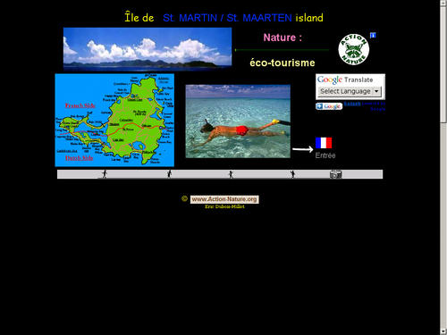 éco-tourisme à Saint-Martin (île des Antilles)