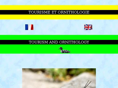 Ornithologie et Tourisme