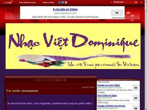 Nhạc Việt Dominique-Je suis française et je chante en vietnamien-Dominique TRẦN 