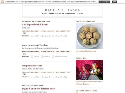 Blog a 2 piazze