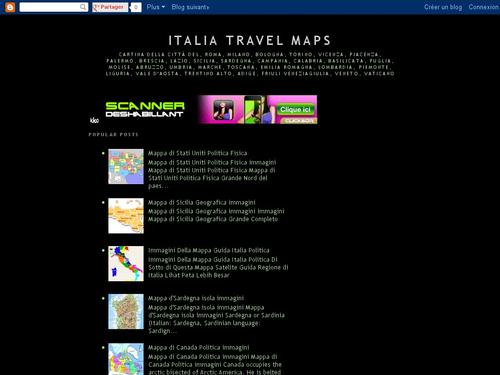 italia travel maps