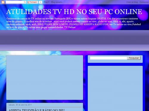 ATULIDADES TV HD NO SEU PC ONLINE
