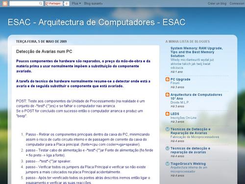 ESAC - Arquitectura de Computadores - ESAC