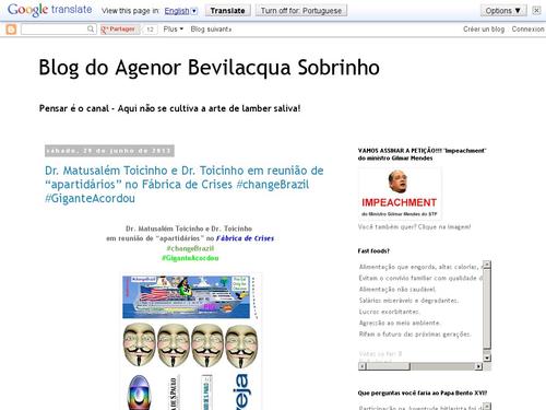 Blog do Agenor Bevilacqua Sobrinho