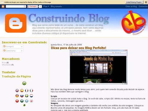 Construindo Blog