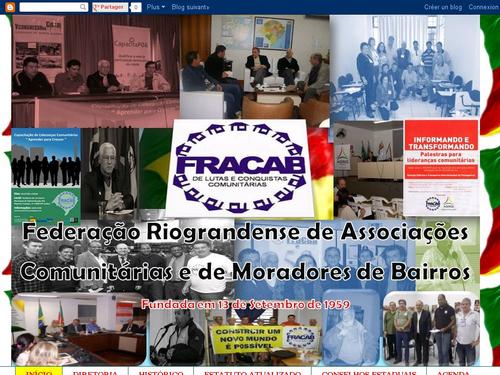 FRACAB - Federação Riograndense de Associação Comunitária de Moradores de Bairros