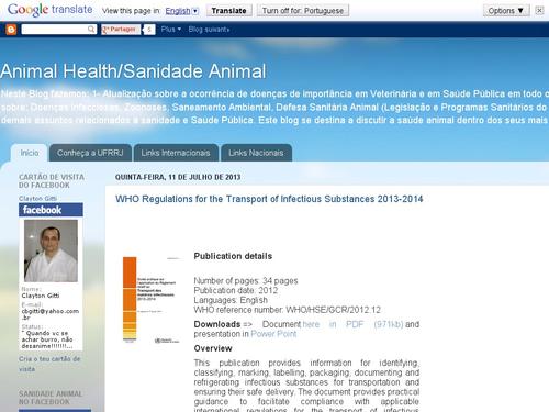 Animal health / Sanidade Animal